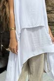 The Bertie Two Piece Layer Top White